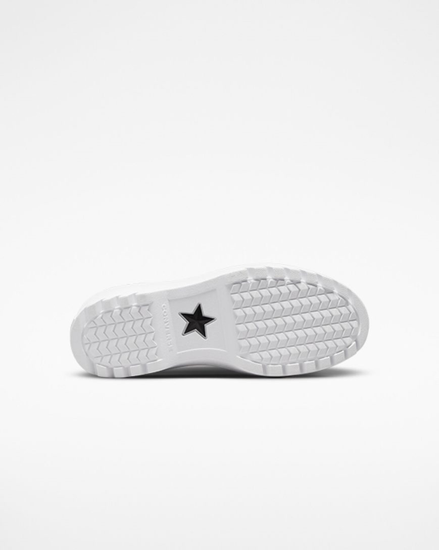 Topanky Na Platforme Converse Chuck Taylor All Star Lugged Lift Platene Vysoke Dievcenske Čierne Biele | SK QOIER2